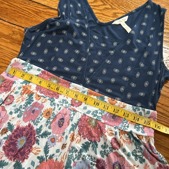 Matilda Jane Feeling Good Tank Wonderment sleeveless ruffle top. Size Medium. - Picture 7 of 12